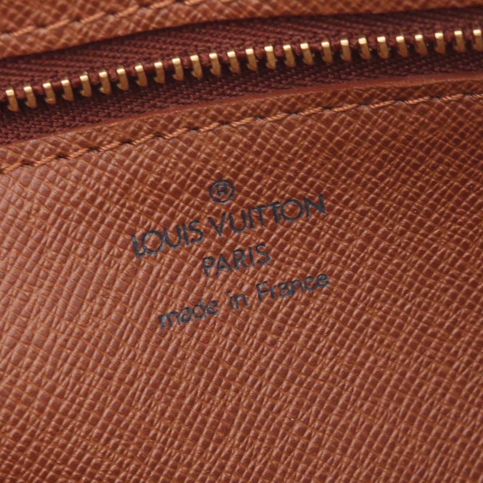 Louis Vuitton Clutch Marly Dragonne Co Ting Canvas Leather — view 4
