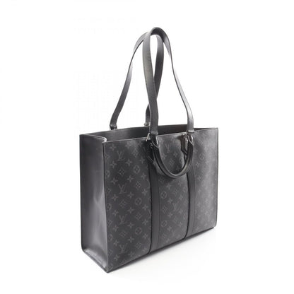 Louis Vuitton Tote Sac Plat Co Ting Canvas Leather — view 2
