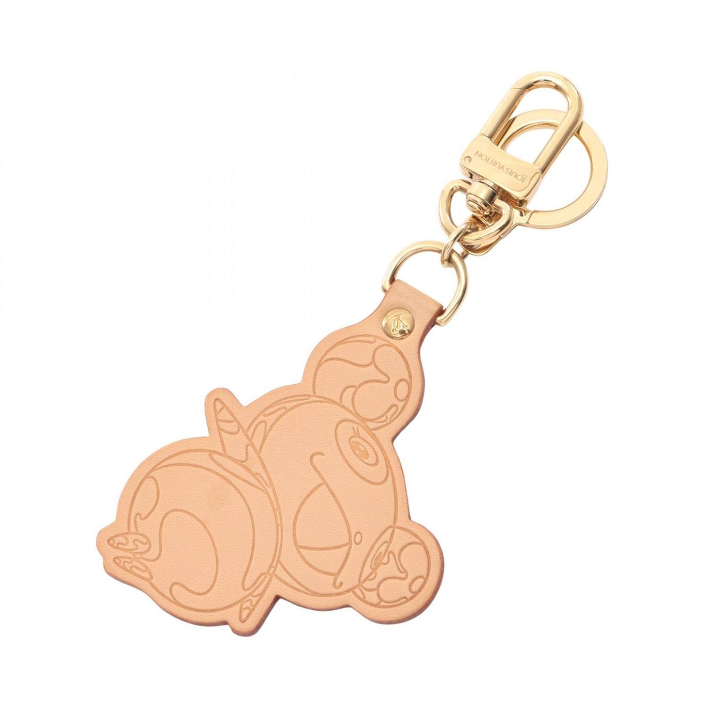 Louis Vuitton Charm LV TM Porte Cles Panda Leather