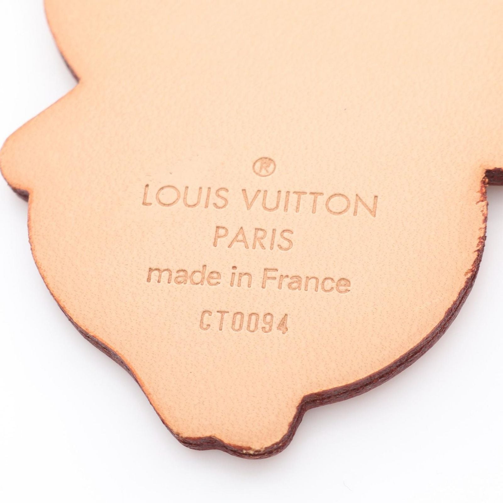 Louis Vuitton Charm LV TM Porte Cles Panda Leather — view 3