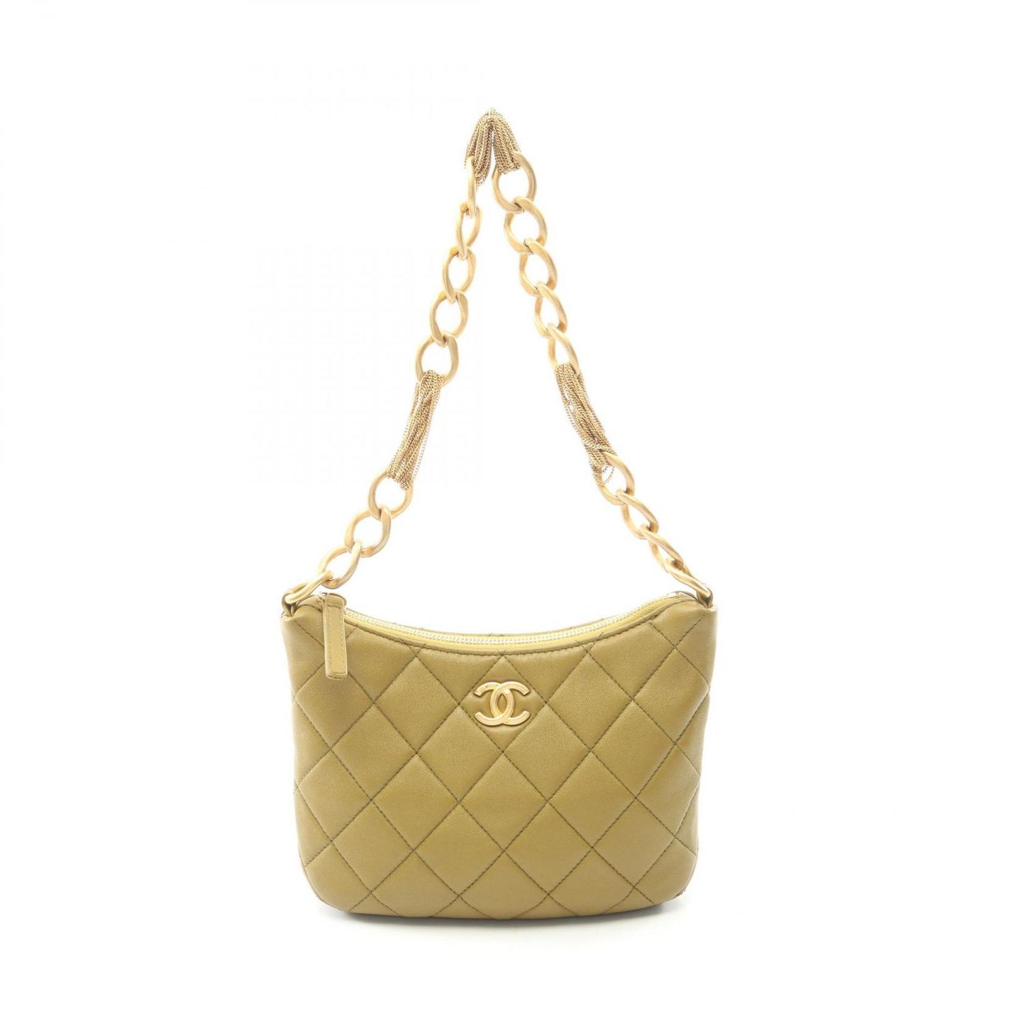 Chanel Shoulder Bag Rujo Oli Lambskin Quilted Bo