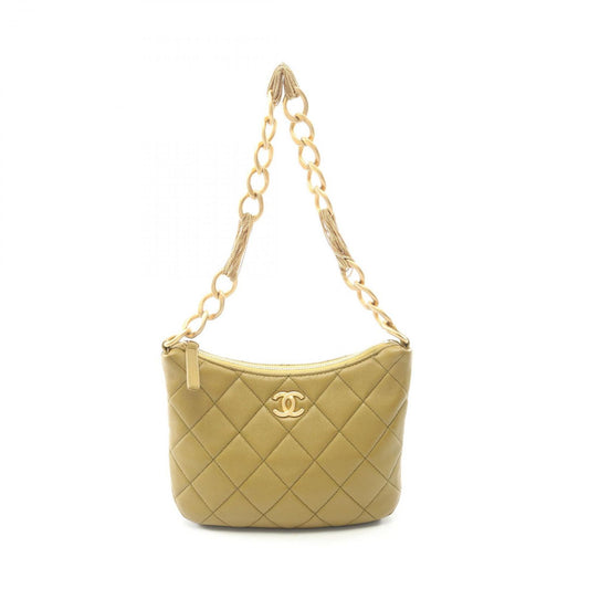 Chanel Shoulder Bag Rujo Oli Lambskin Quilted Bo