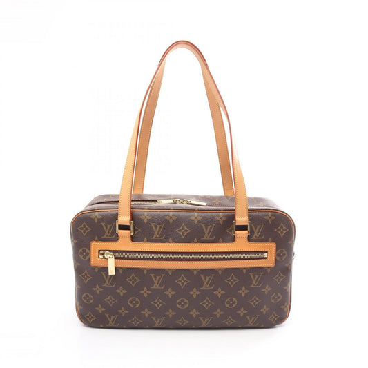 Louis Vuitton Shoulder Bag Cite GM Co Ting Canvas Leather Ready