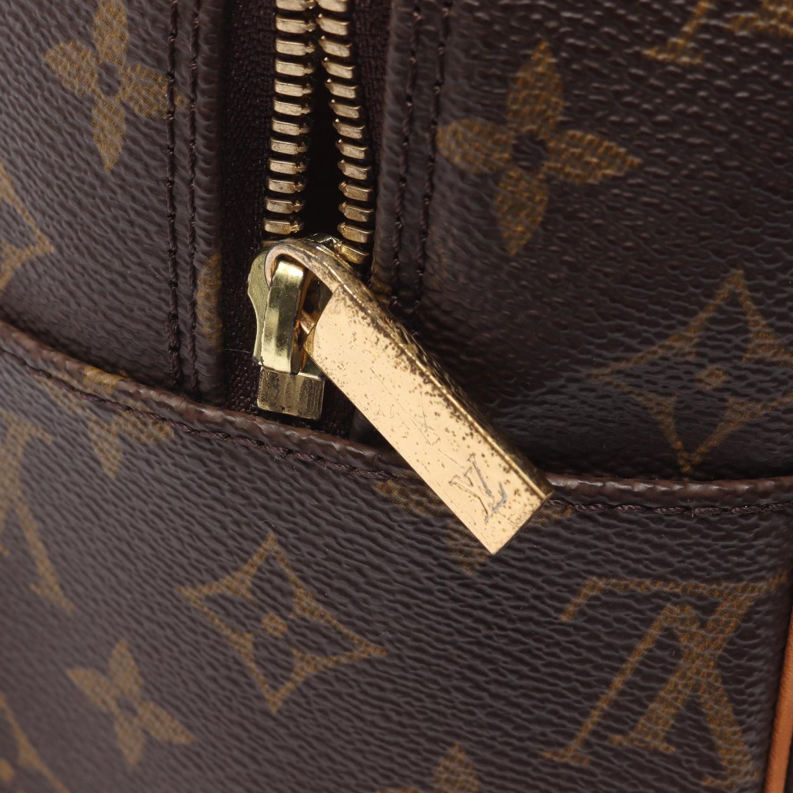 Louis Vuitton Shoulder Bag Cite GM Co Ting Canvas Leather Ready — view 8