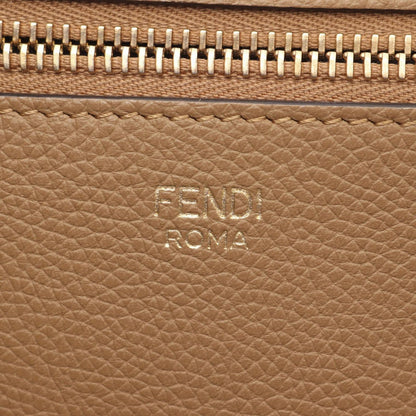 Fendi Tote Large Roll Beige Navy Canvas Leather Lo-lo-zi — view 4