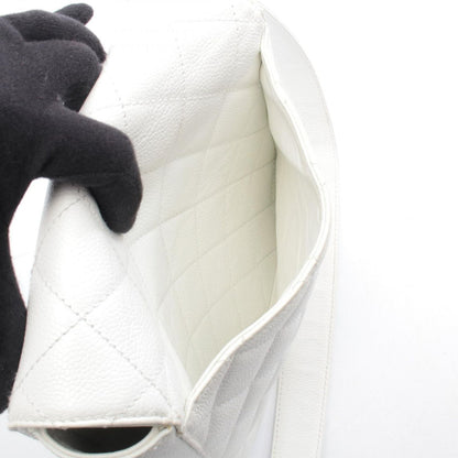 Chanel Shoulder Bag Quilted White Leather — view 6