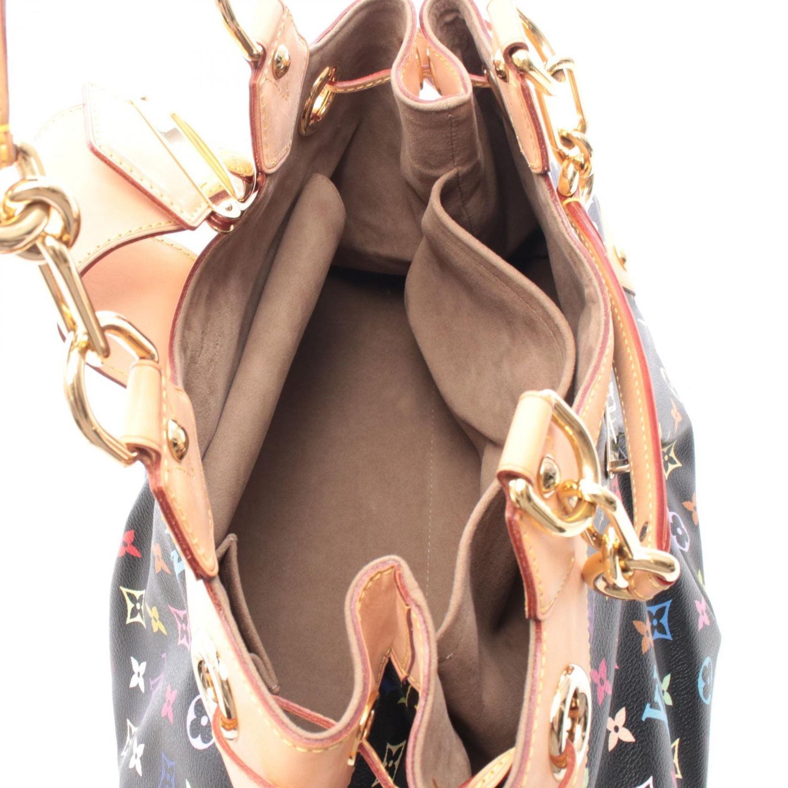 Louis Vuitton Handbag Ursula Noir Co Ting Canvas Leather — view 3