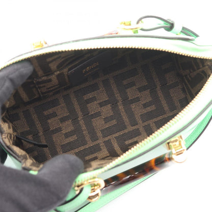 Fendi Handbag by the Way Mini Light Green Leather — view 3