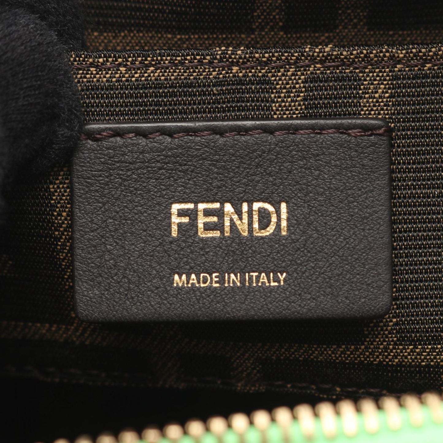 Fendi Handbag by the Way Mini Light Green Leather — view 4
