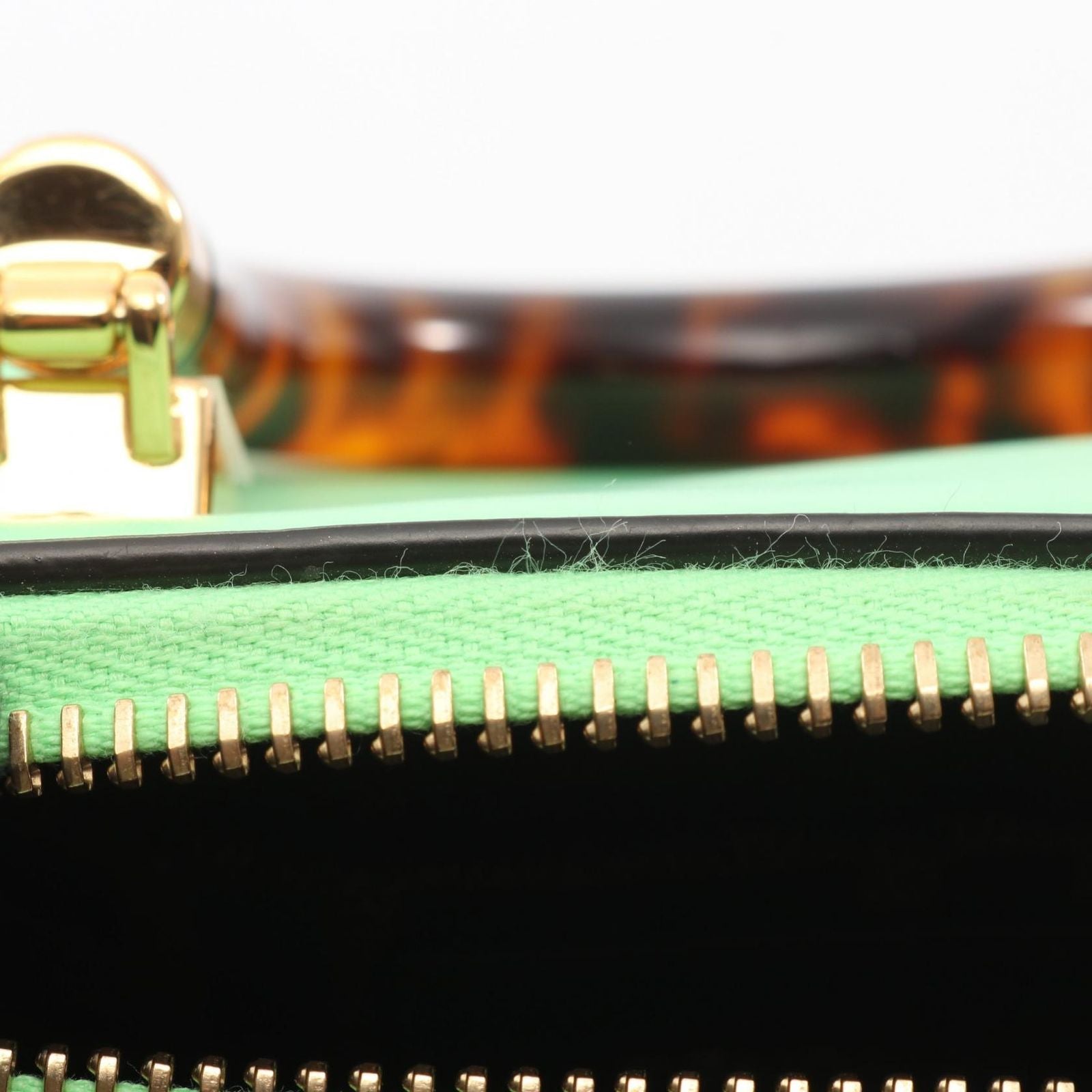 Fendi Handbag by the Way Mini Light Green Leather — view 5