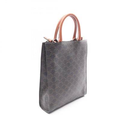 Celine Seri Tote Smo Ruba Tikalcaba 2-Way Black Brown Co Ting Canvas Leather — view 2