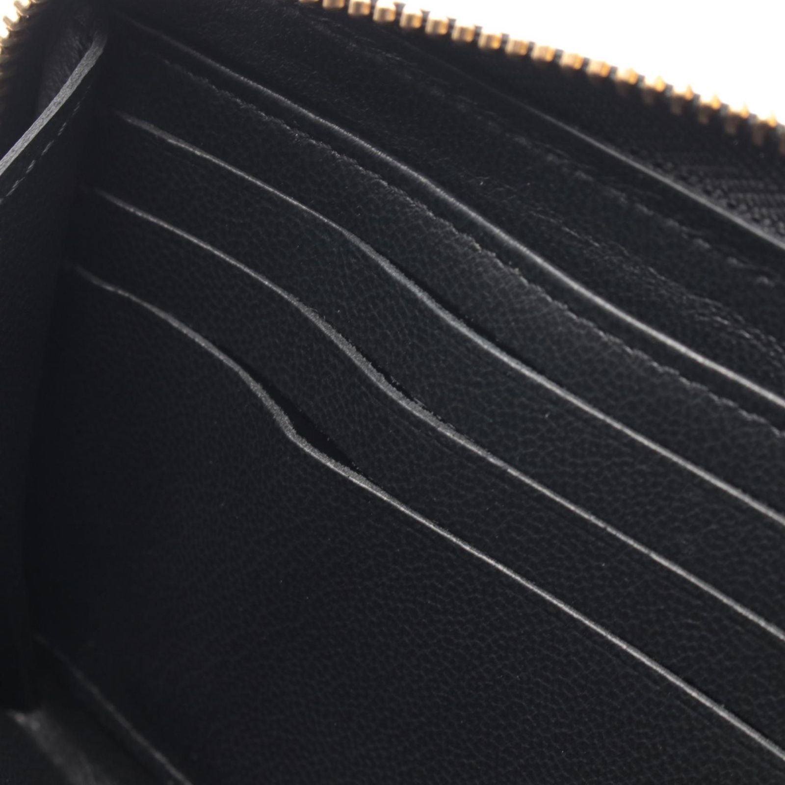 Louis Vuitton Round Wallet Zippy Noir Leather — view 5