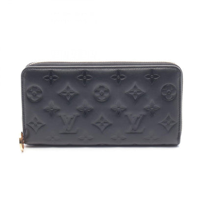 Louis Vuitton Round Wallet Zippy Noir Leather
