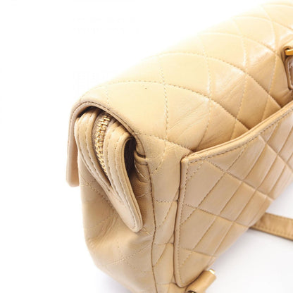 Chanel Backpack Quilted Beige Lambskin Suzu — view 9
