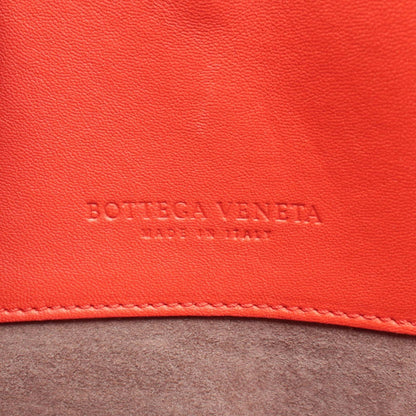 Bottega Veneta Tote Intrecha Top Red Leather Top — view 4