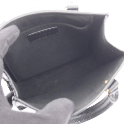 Louis Vuitton Handbag Petite Sac Plat Black Beige Leather — view 3