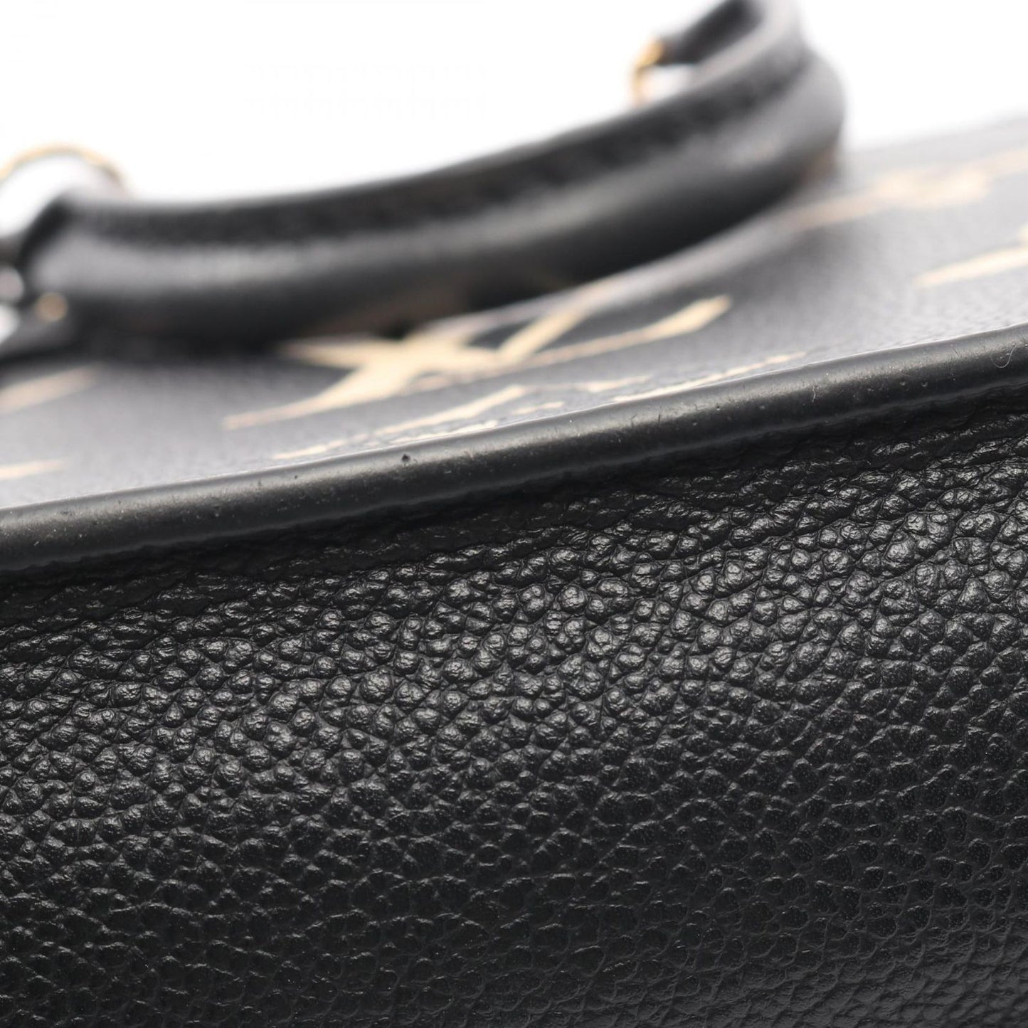 Louis Vuitton Handbag Petite Sac Plat Black Beige Leather — view 8