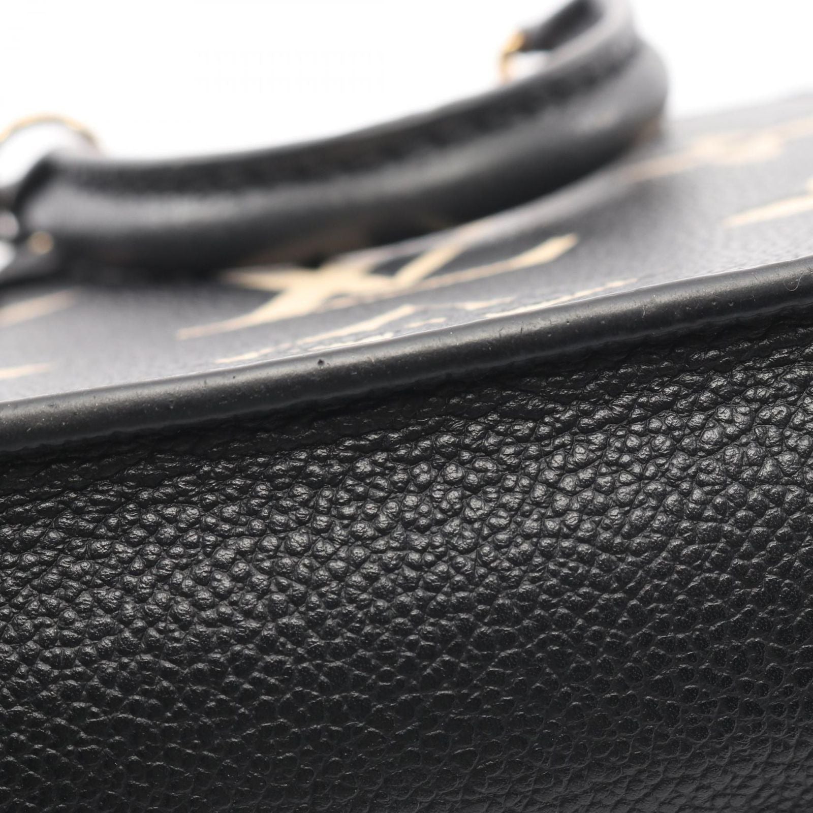Louis Vuitton Handbag Petite Sac Plat Black Beige Leather — view 8