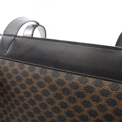 Celine Seri Tote Macadamia Black Coating Ting Canvas Leather Shoulder — view 9