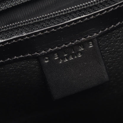 Celine Seri Tote Macadamia Black Coating Ting Canvas Leather Shoulder — view 4