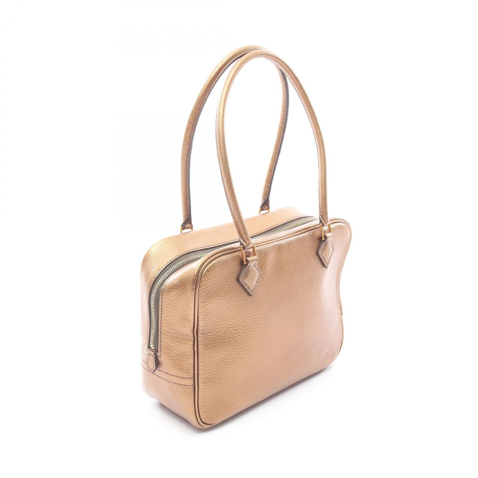 Hermes Handbag Mini Plume 20 Metallic Blancs Mini — view 2