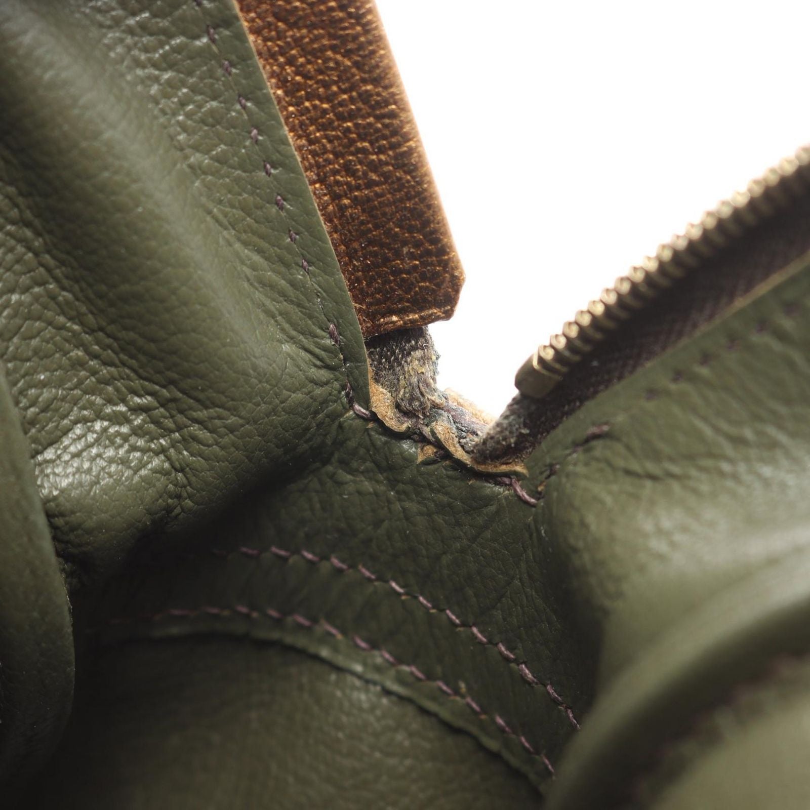 Hermes Handbag Mini Plume 20 Metallic Blancs Mini — view 6
