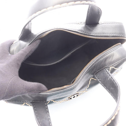 Chanel Handbag Wild Stitch Black Leather — view 3