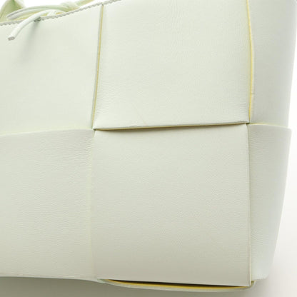 Bottega Veneta Tote Mini Colored Green Yellow Leather Maxi Intrecha Tomini Alco — view 7