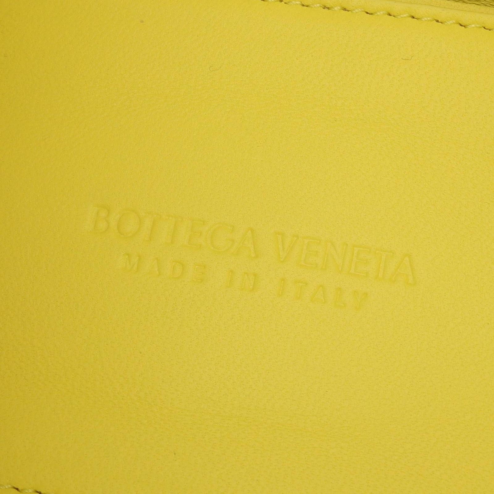 Bottega Veneta Tote Mini Colored Green Yellow Leather Maxi Intrecha Tomini Alco — view 4