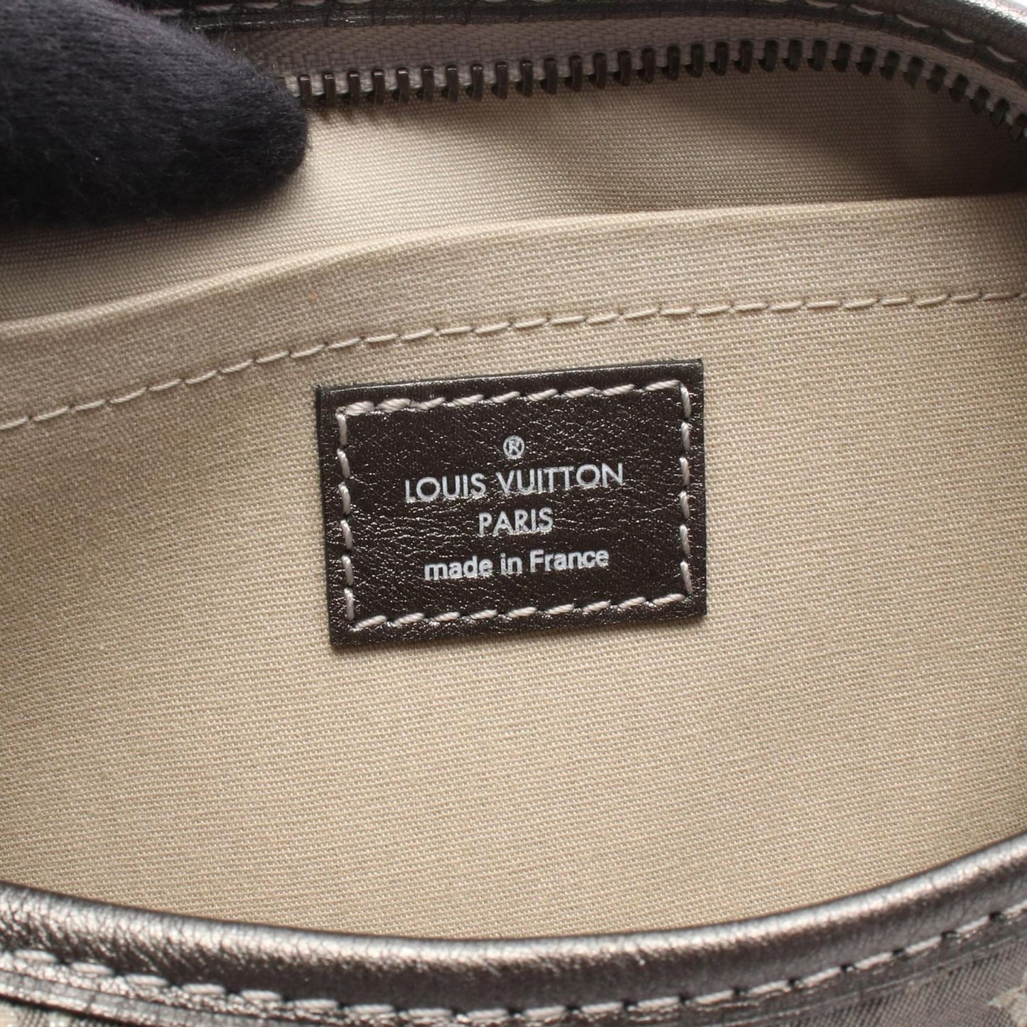 Louis Vuitton Shoulder Bag Manon PM Platine Canvas Leather — view 4