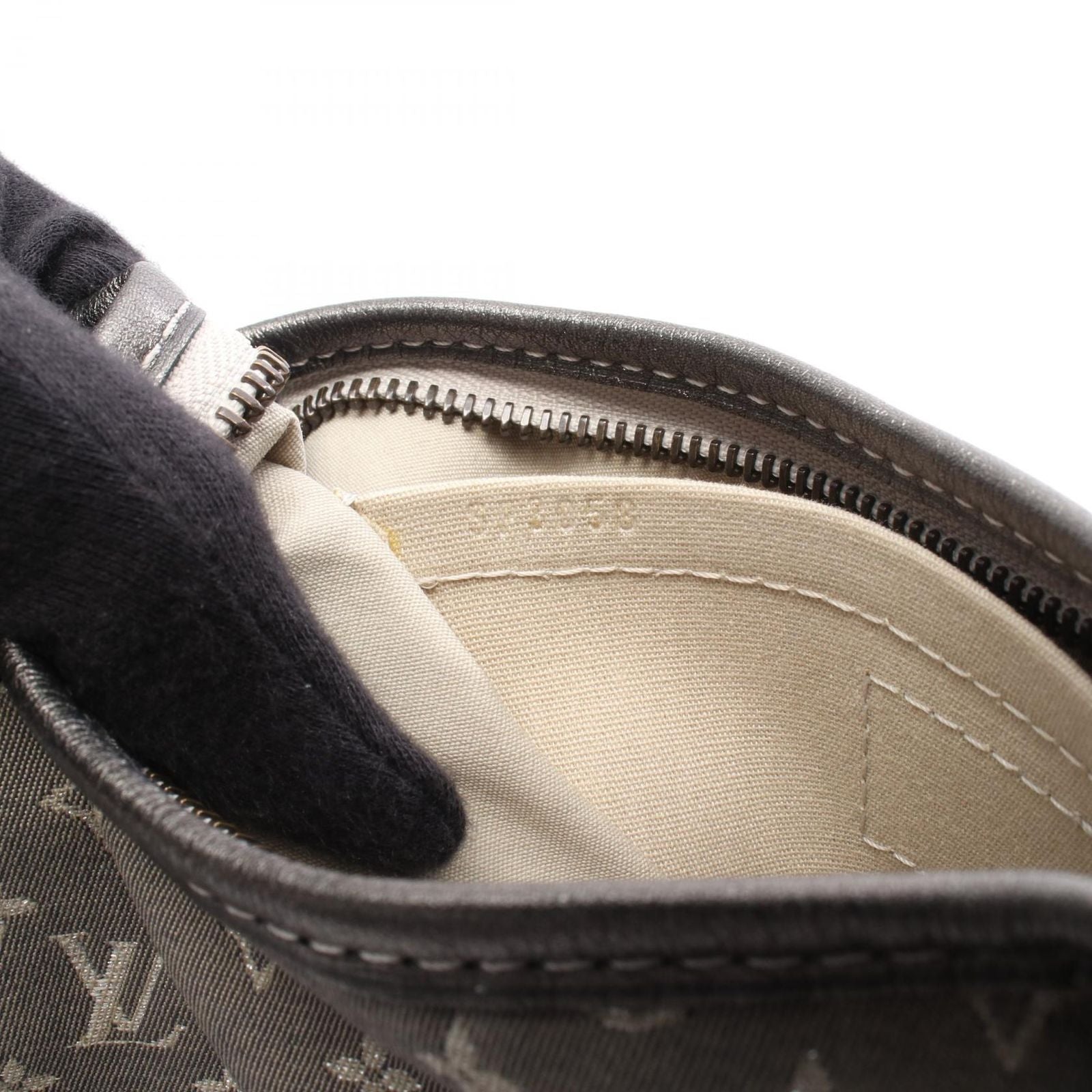 Louis Vuitton Shoulder Bag Manon PM Platine Canvas Leather — view 5