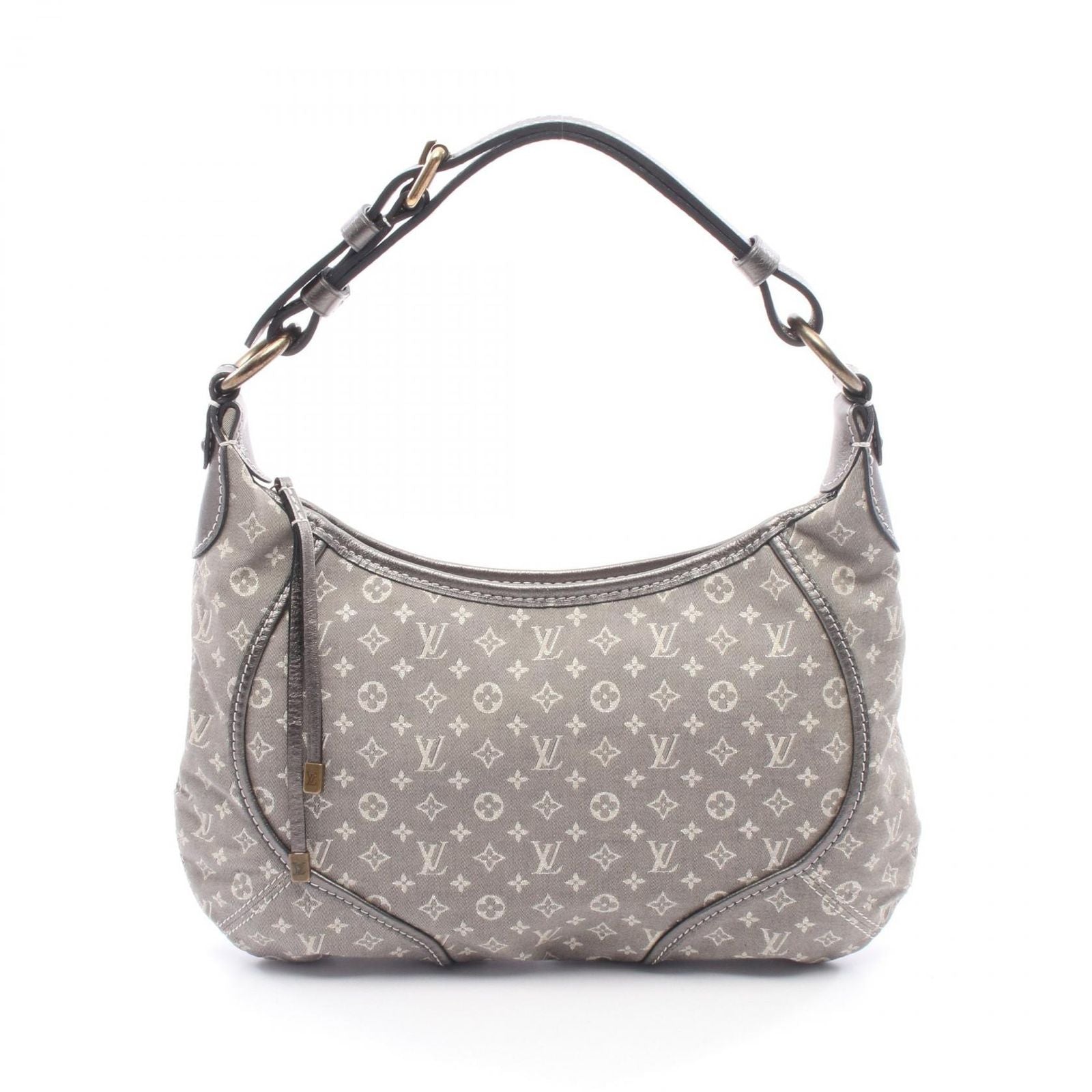 Louis Vuitton Shoulder Bag Manon PM Platine Canvas Leather