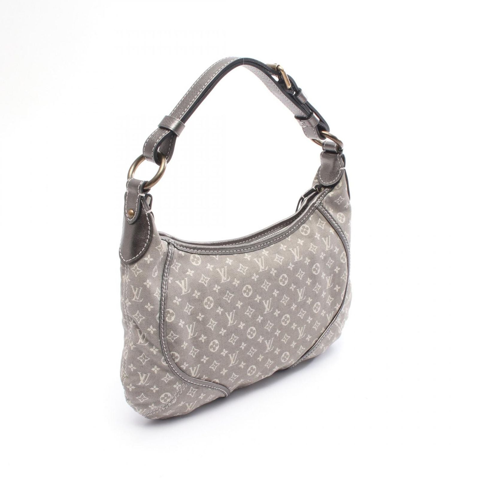 Louis Vuitton Shoulder Bag Manon PM Platine Canvas Leather — view 2