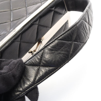 Chanel Handbag Quilted Black Lambskin Vanity — view 7
