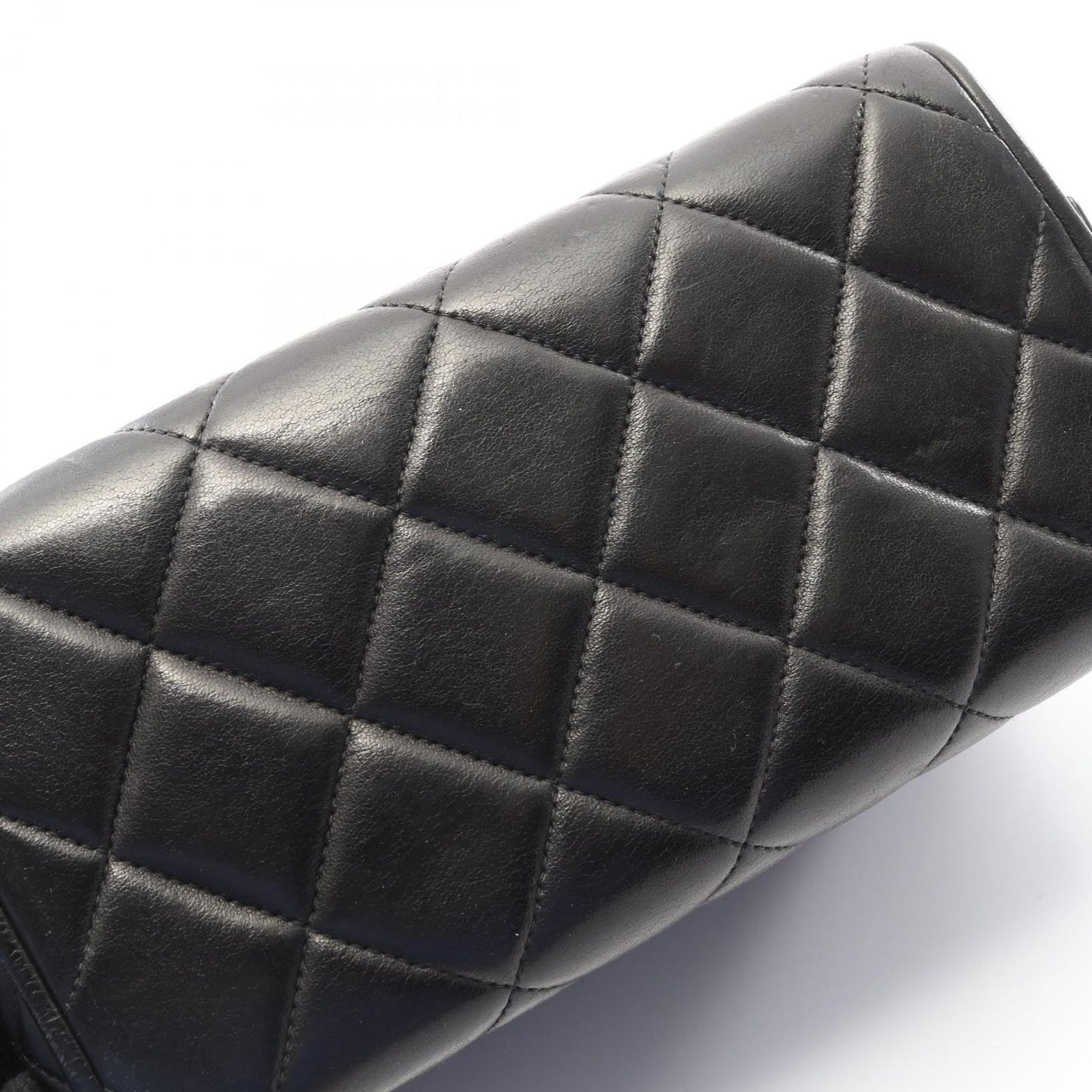 Chanel Handbag Quilted Black Lambskin Vanity — view 9