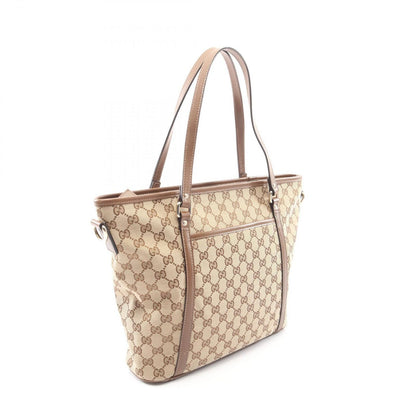 Gucci Tote GG Canvas Beige Brown 2-Way — view 2