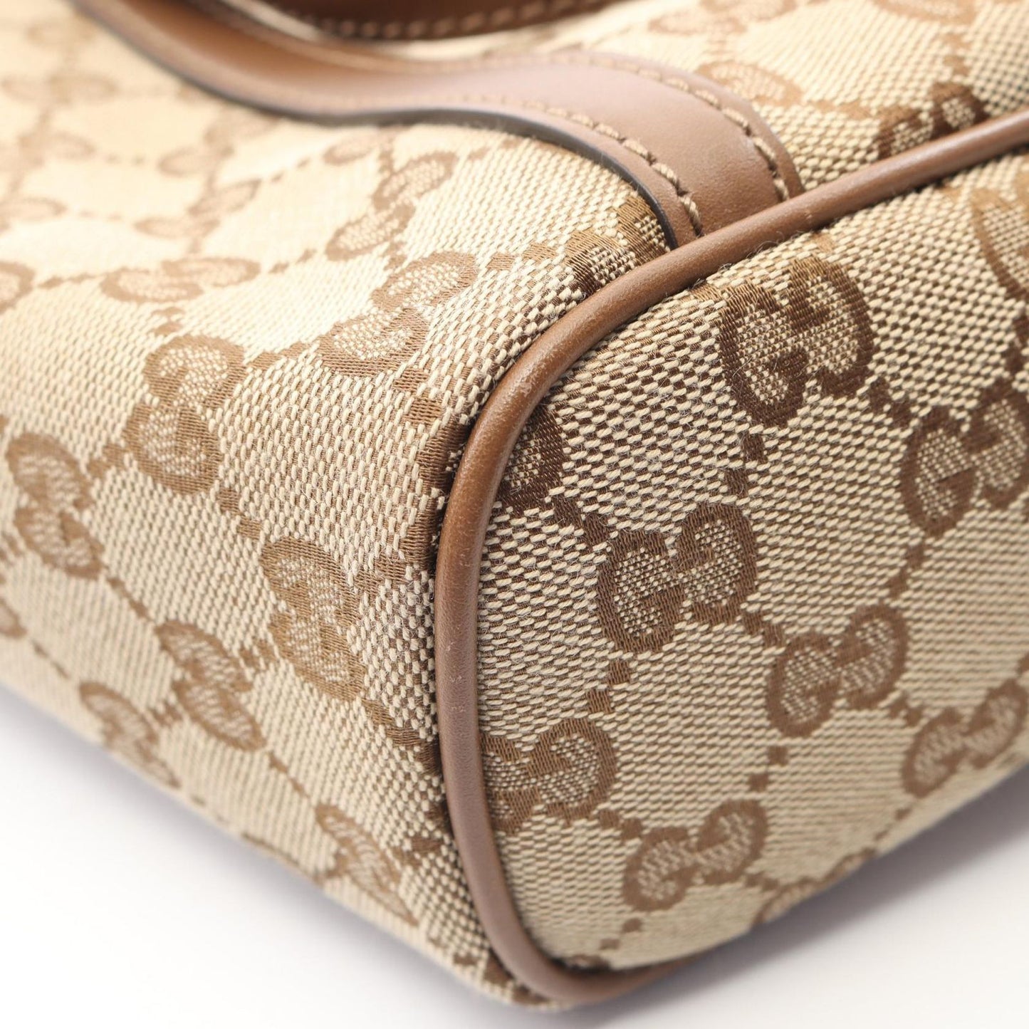 Gucci Tote GG Canvas Beige Brown 2-Way — view 6