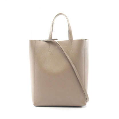 Celine Tote Vertical Small Cover Gray Leather