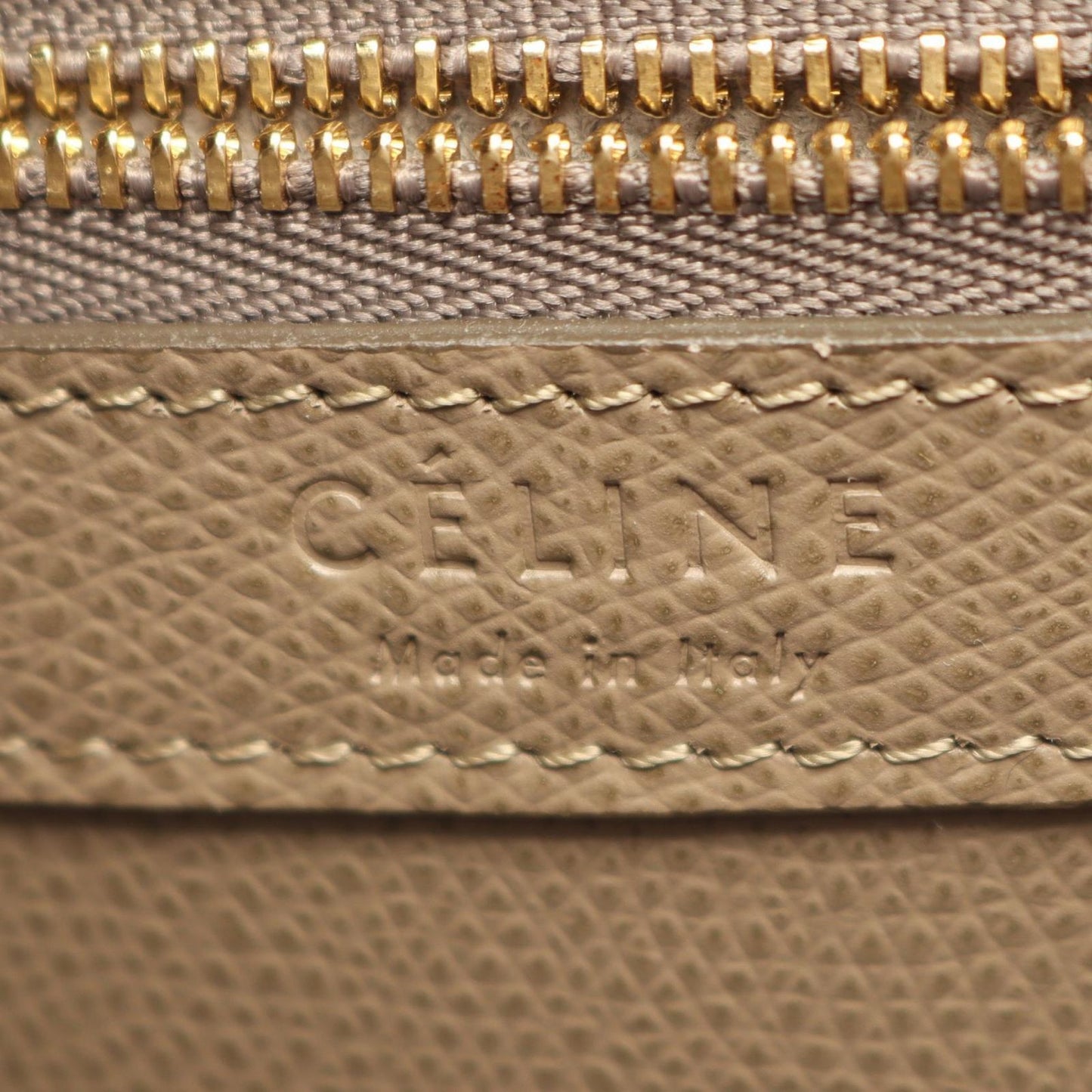 Celine Tote Vertical Small Cover Gray Leather — view 4