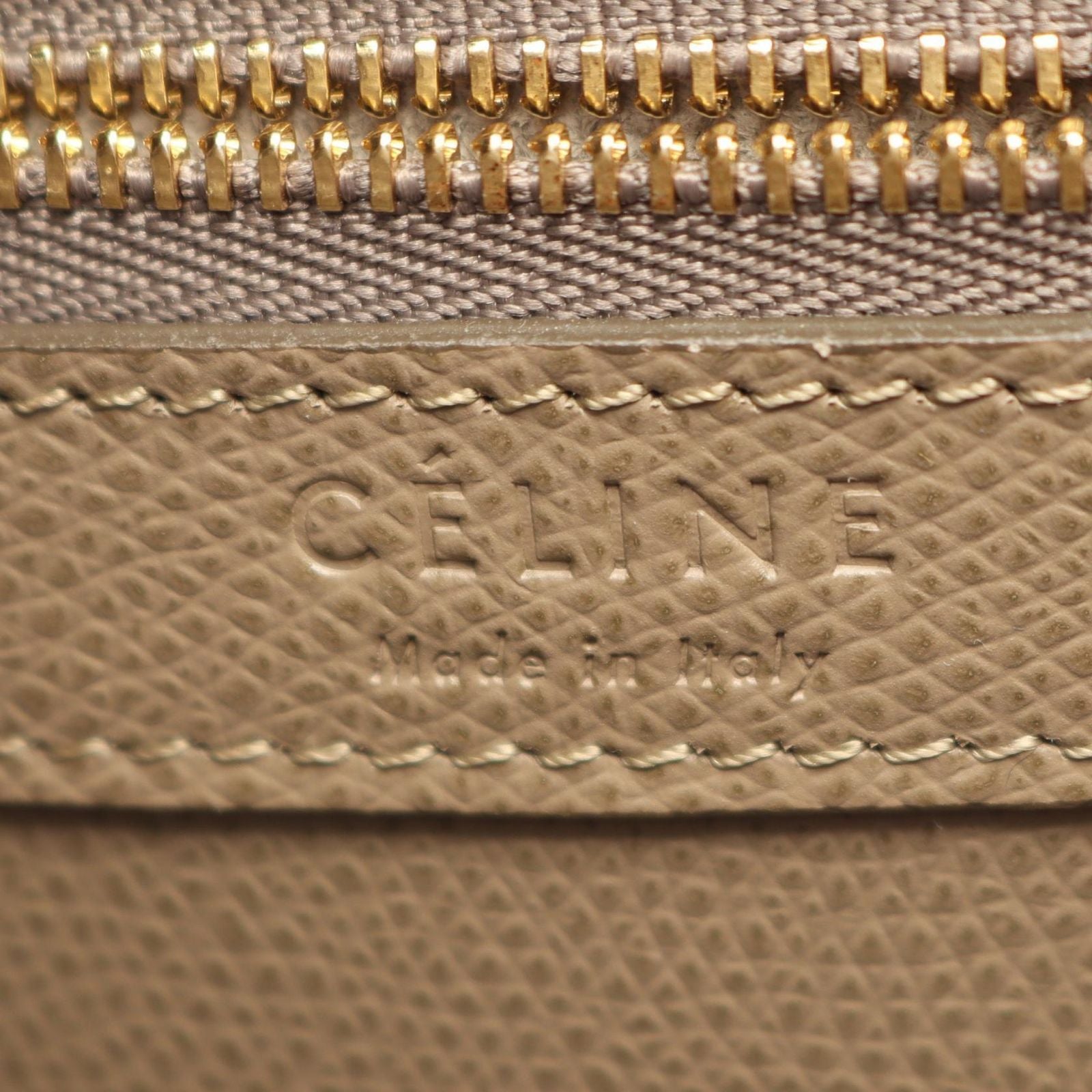 Celine Tote Vertical Small Cover Gray Leather — view 4