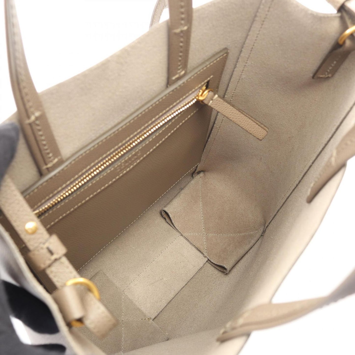 Celine Tote Vertical Small Cover Gray Leather — view 3
