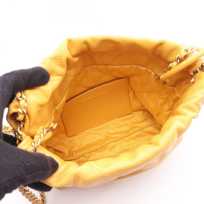 Chanel Shoulder Bag 22 Mini Master Leather 22 Quilted Chain — view 3