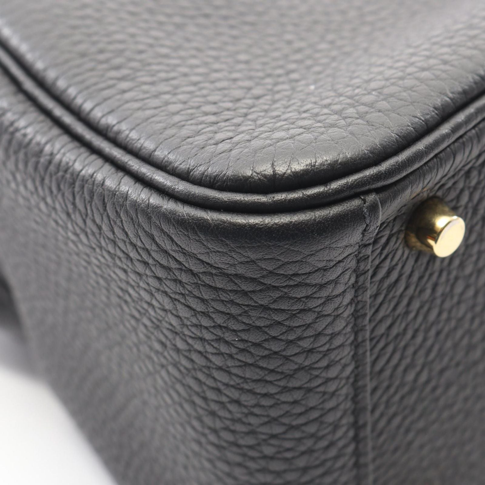 Hermes Shoulder Bag Lindy Mini Black Leather — view 8