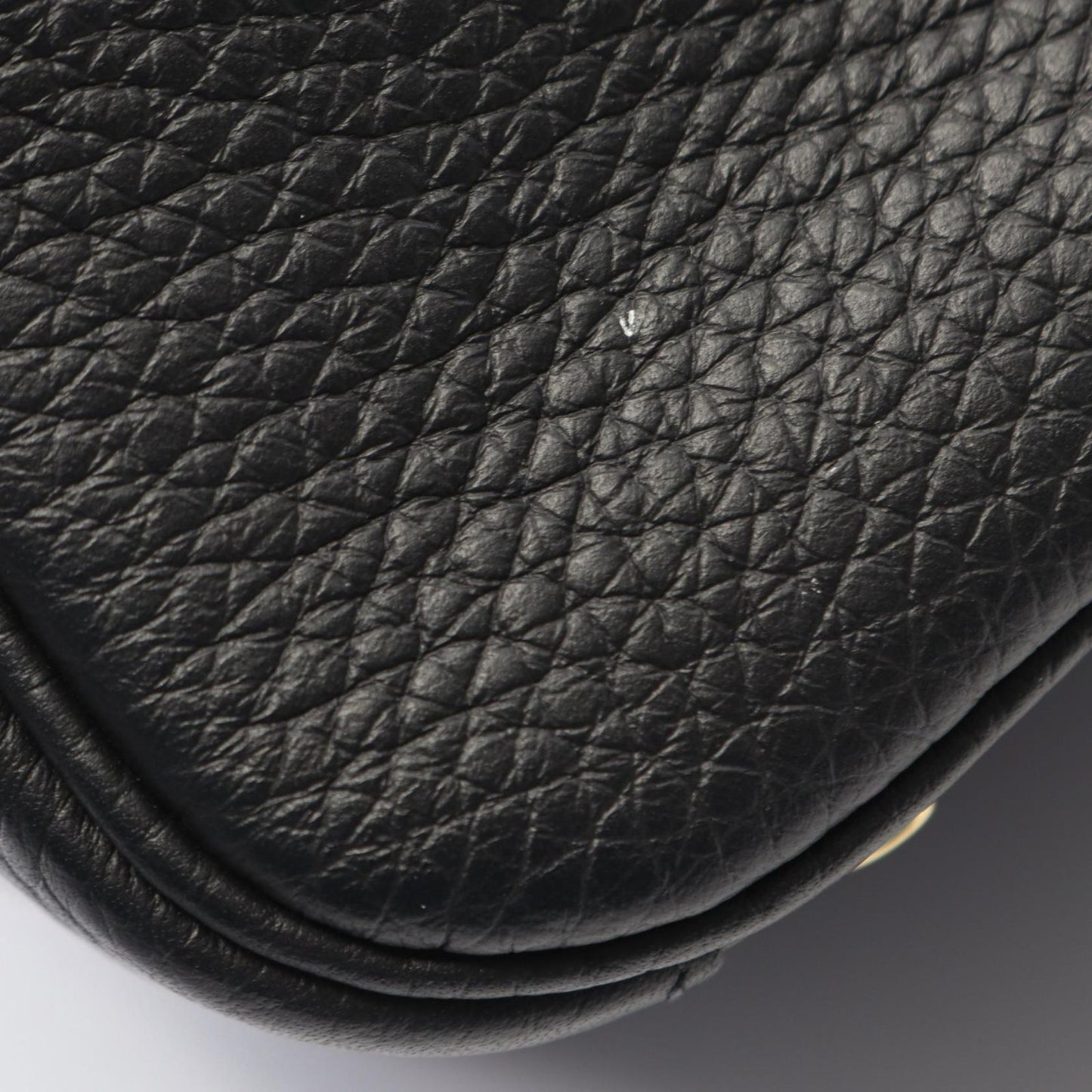 Hermes Shoulder Bag Lindy Mini Black Leather — view 7