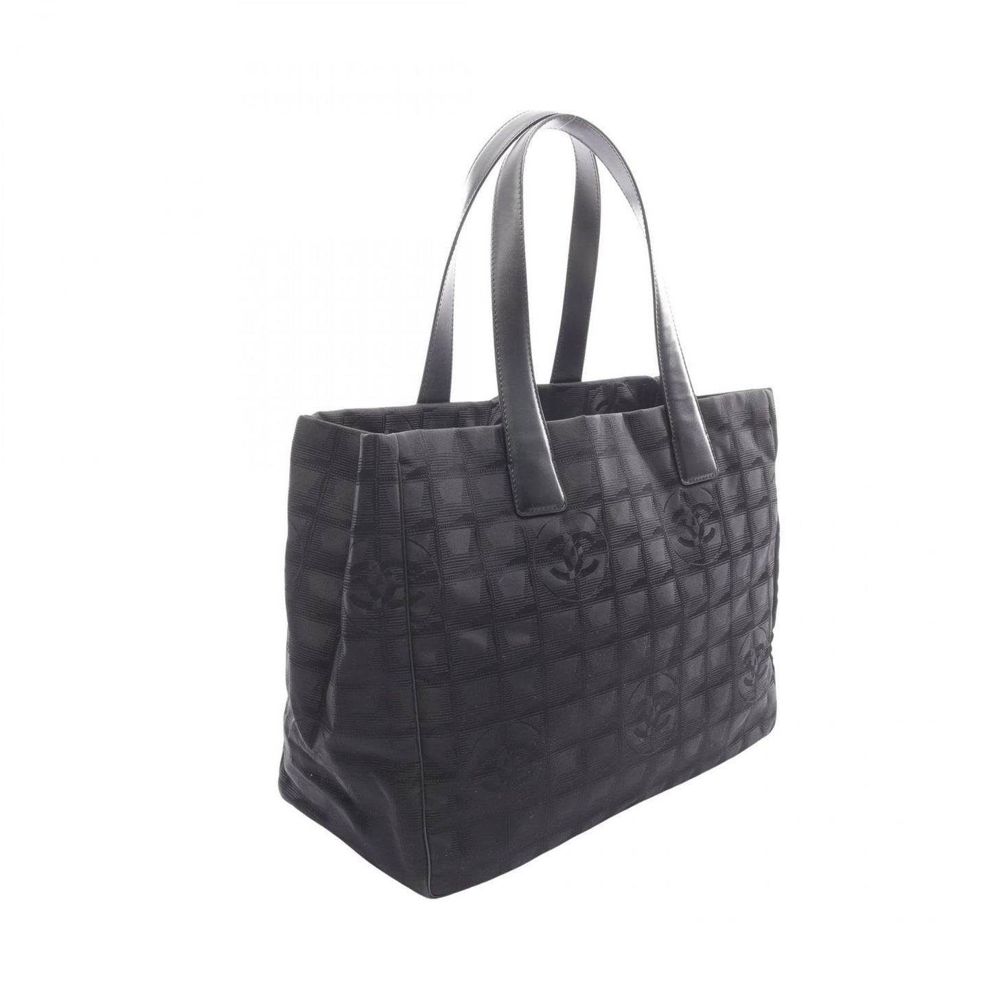 Chanel Tote New Travel Line MM Black Leather MM — view 2