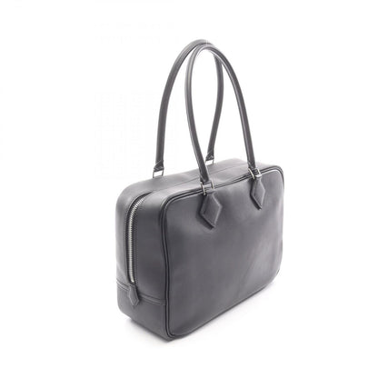 Hermes Handbag Plume 28 Black Leather Calf — view 2