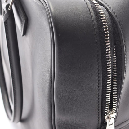 Hermes Handbag Plume 28 Black Leather Calf — view 9