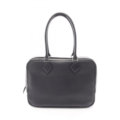 Hermes Handbag Plume 28 Black Leather Calf