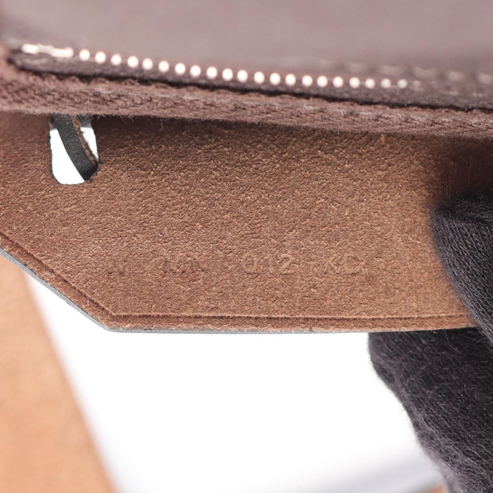 Hermes Shoulder Bag Herbag Zip Mini Ebene Leather Canvas — view 5