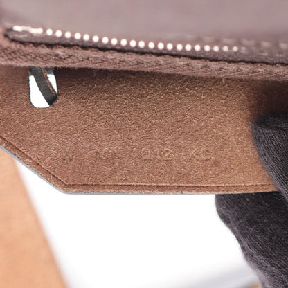 Hermes Shoulder Bag Herbag Zip Mini Ebene Leather Canvas — view 5